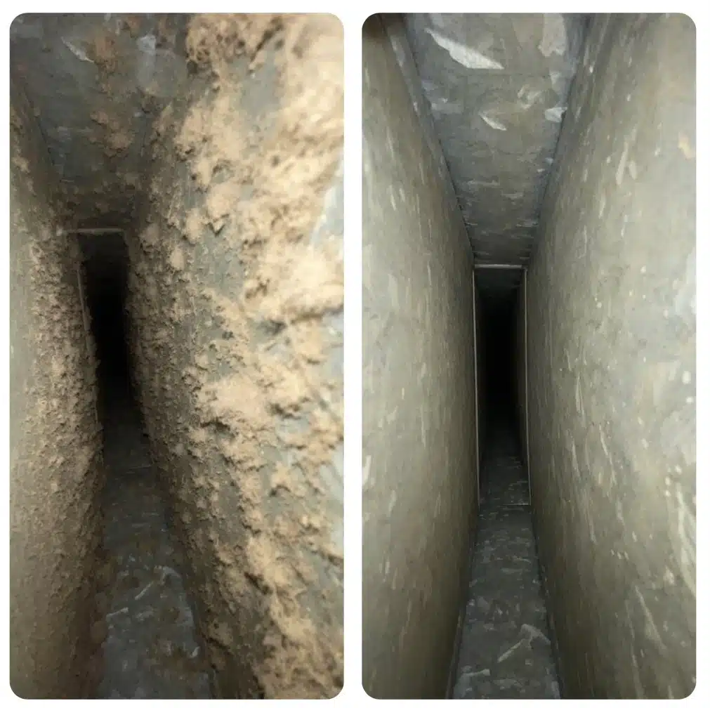 Ultimate Air Duct Cleaning Before & After 10