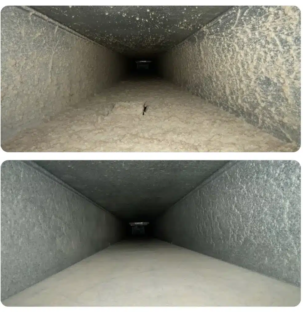 Ultimate Air Duct Cleaning Before & After 13