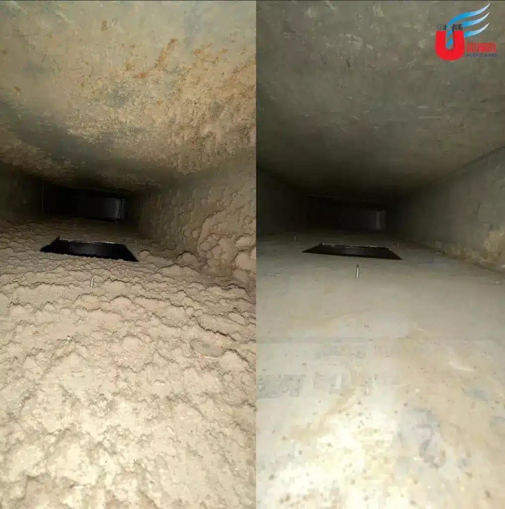 Ultimate Air Duct Cleaning Before & After 3