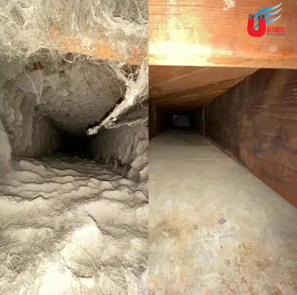 Ultimate Air Duct Cleaning Before & After 5
