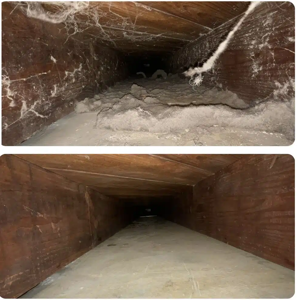 Ultimate Air Duct Cleaning Before & After 7