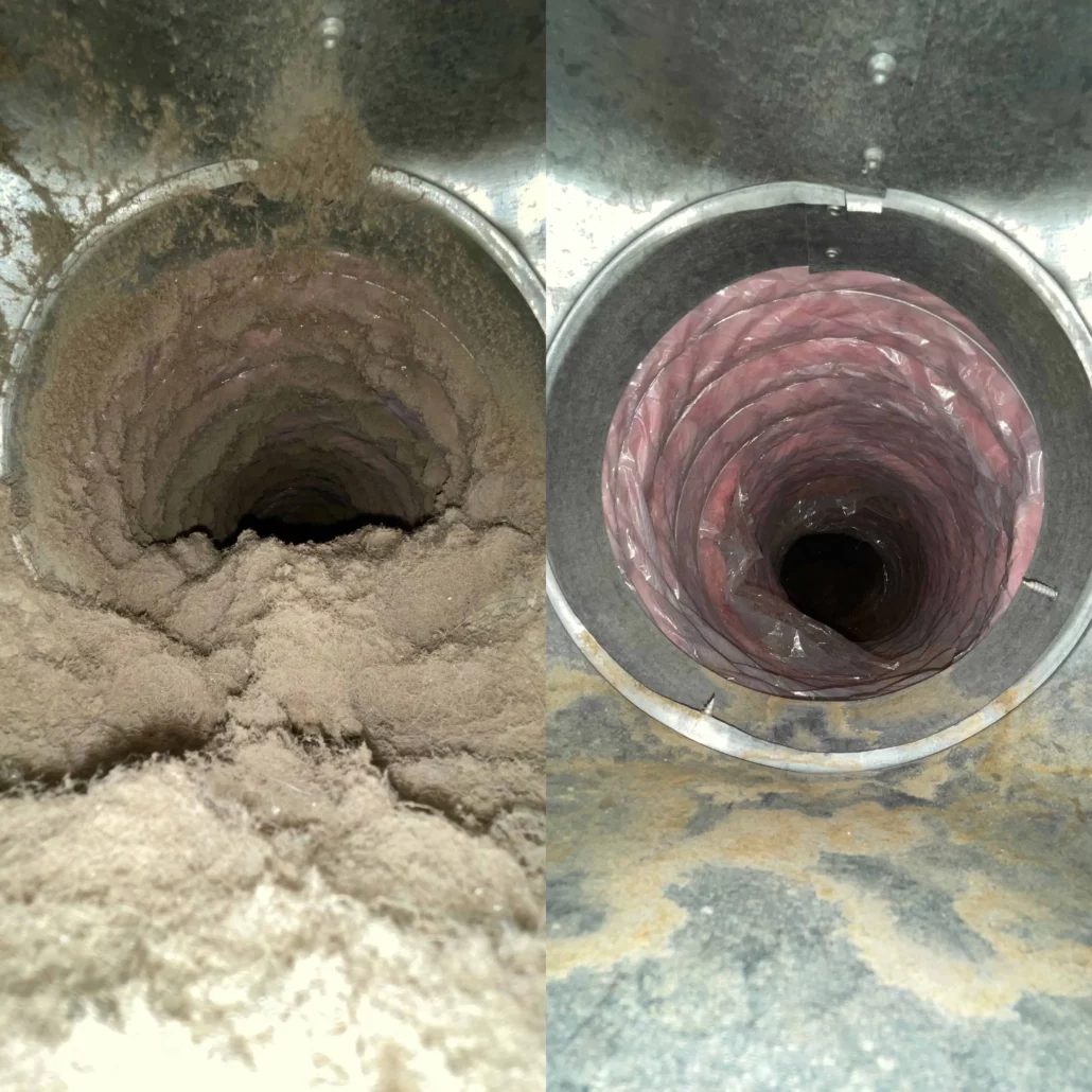 air duct cleaning Before and After 01152024 6